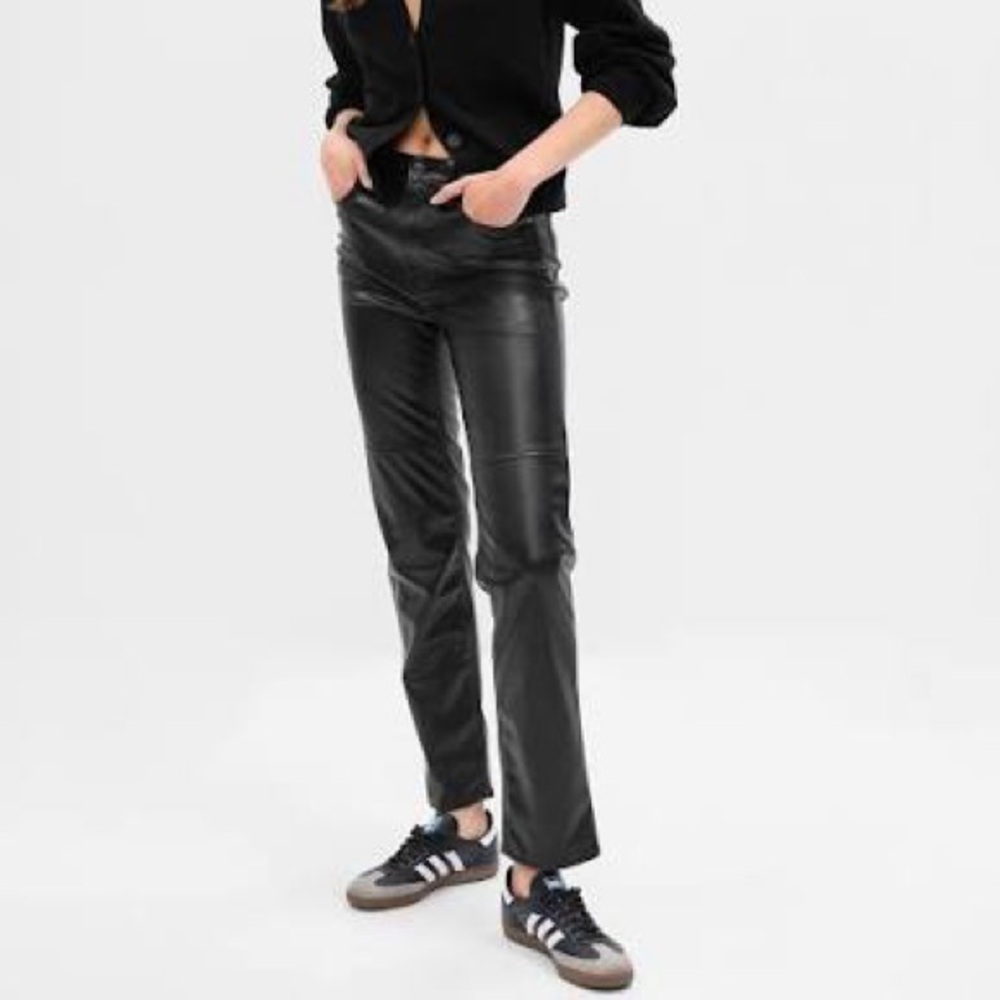 Gap Vintage Slim High Rise Faux Leather Pants